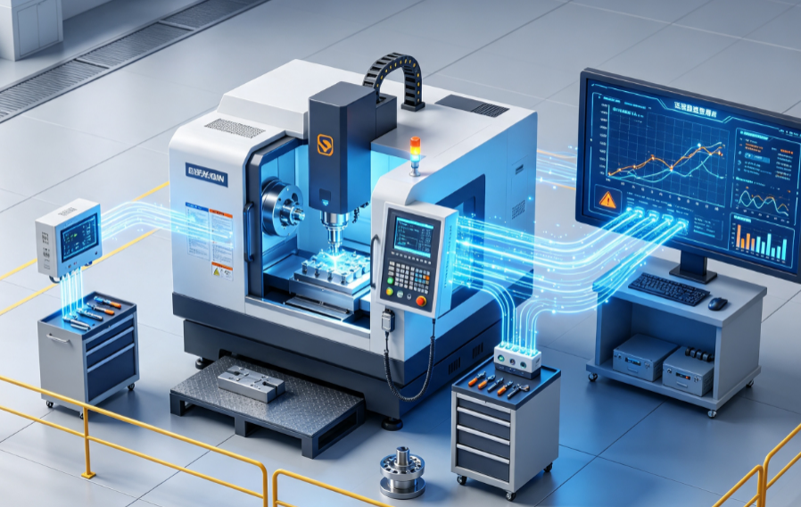 CNC High‑Gloss Machine Data Acquisition & Remote Monitoring Solution