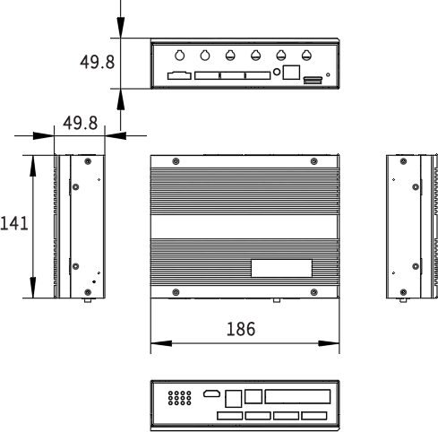 WEC265 Dimensions Diagram